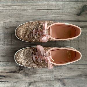 keds x kate spade new york glitter sneakers